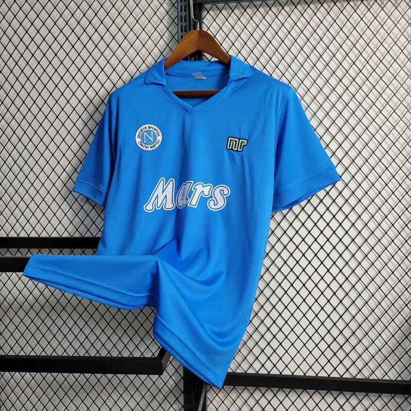 Camisa Retrô Napoli Umbro 88/89 Masculino Azul - JH ESPORTES - CAMISA DE TIMES