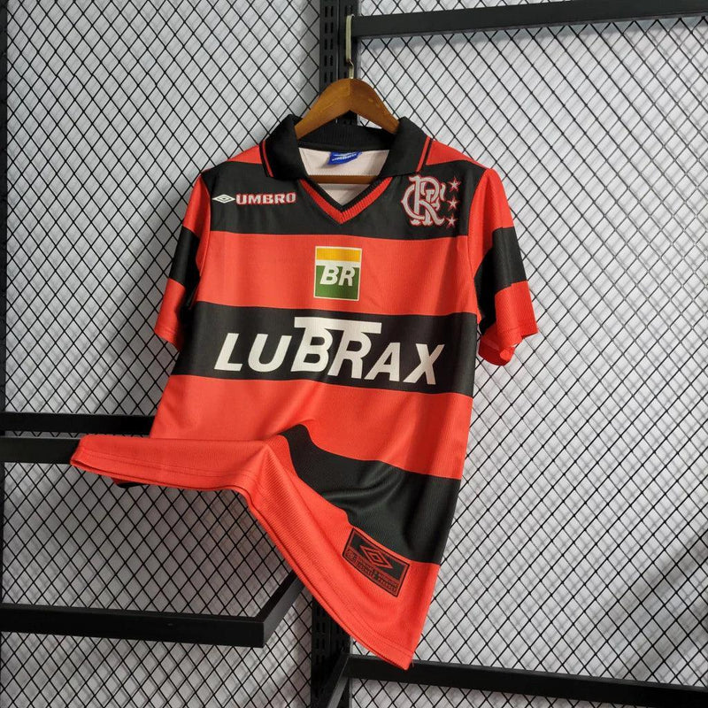 Camisa Retrô Flamengo I Home 1999/00 Masculina Vermelha e Preta - JH ESPORTES - CAMISA DE TIMES