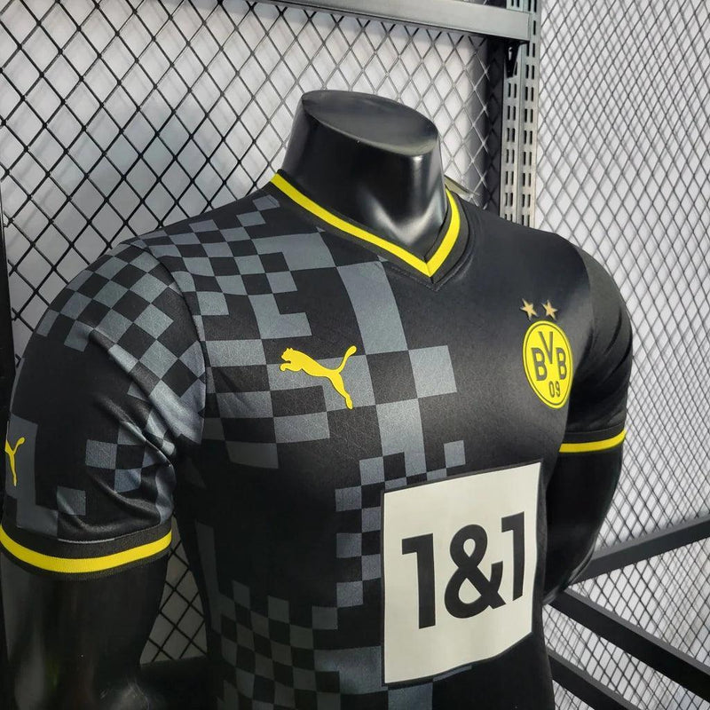 Camisa Borussia Dortmund II Jogador Puma 22/23 Masculino Preto - JH ESPORTES - CAMISA DE TIMES