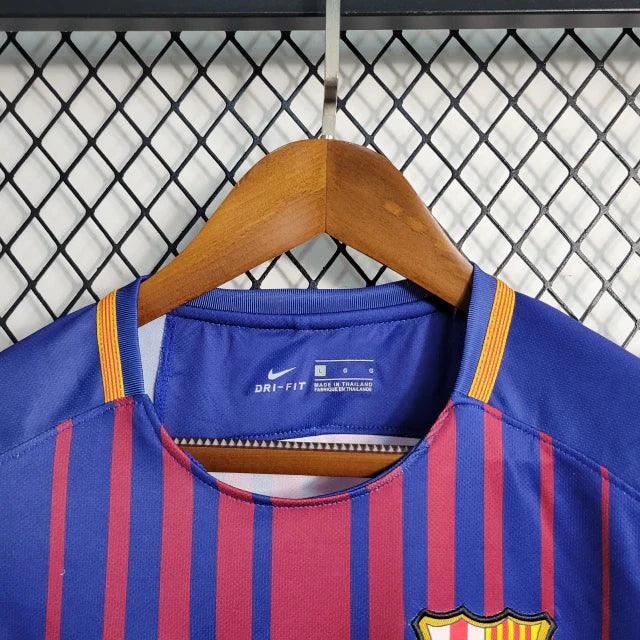 Camisa Retrô Barcelona I Home 2017/18 Nike Masculino Azul Grená - JH ESPORTES - CAMISA DE TIMES