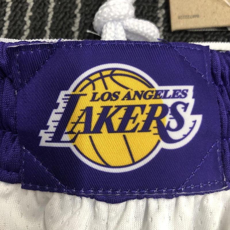 Short NBA Los Angeles Lakers Association Edição 75 anos 21/22 Branco - JH ESPORTES - CAMISA DE TIMES