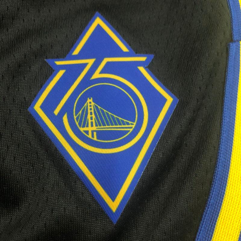 Short NBA Golden State Warriors City Edição 75 anos 21/22 Preta - JH ESPORTES - CAMISA DE TIMES