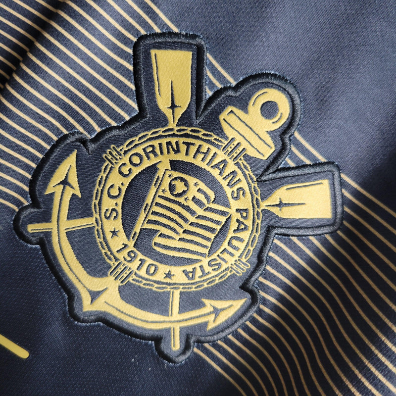 Camisa Corinthians Ayrton Senna 18/19 Retrô - Preta - JH ESPORTES - CAMISA DE TIMES