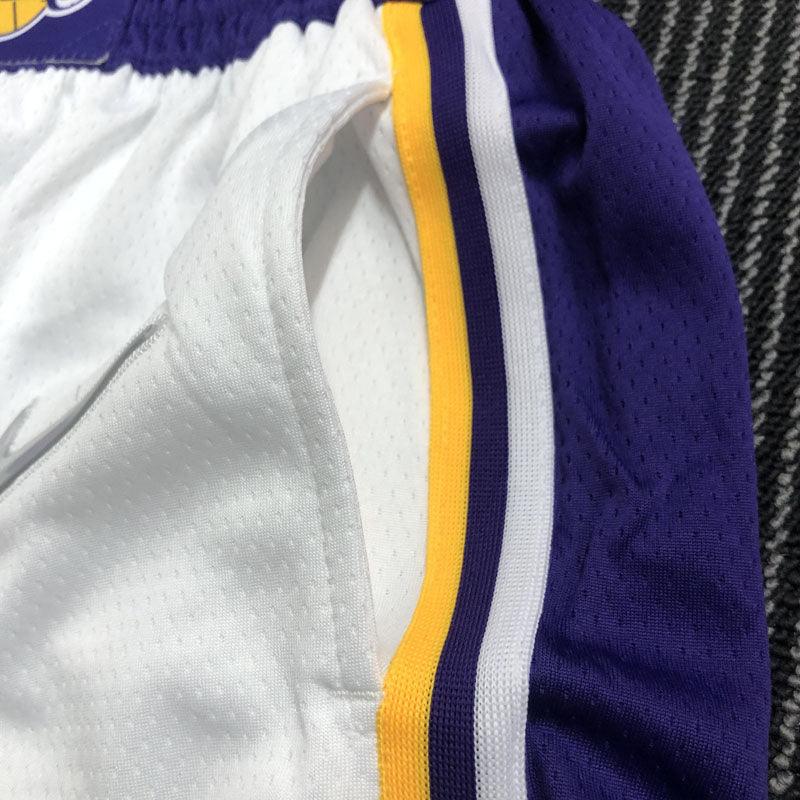 Short NBA Los Angeles Lakers Association Edição 75 anos 21/22 Branco - JH ESPORTES - CAMISA DE TIMES