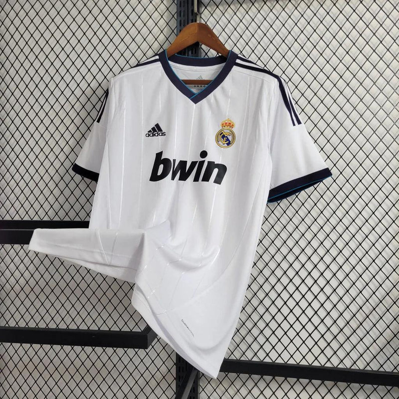 Camisa Retrô Real Madrid I Home Adidas 2012/13 Masculino Branco - JH ESPORTES - CAMISA DE TIMES