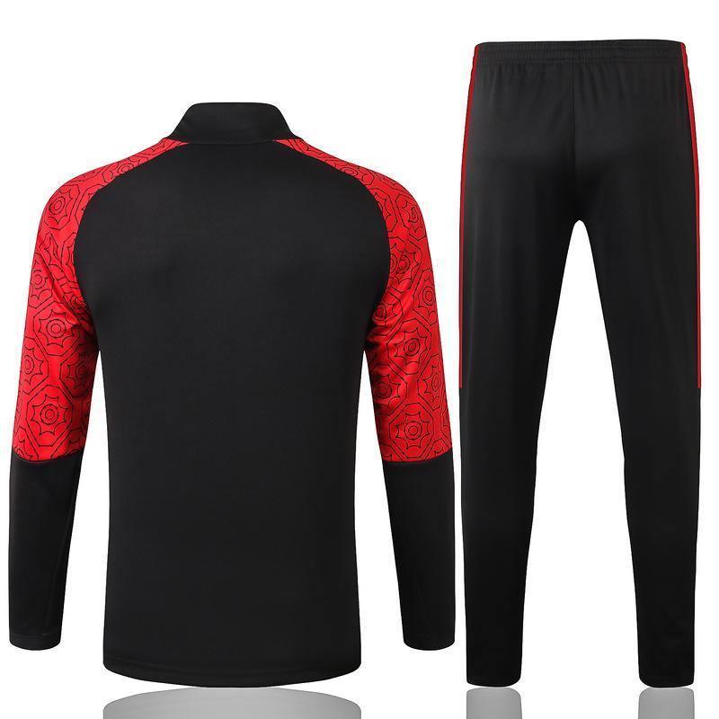 Conjunto de Treino Puma - AC Milan Zíper Longo - Preto - JH ESPORTES - CAMISA DE TIMES