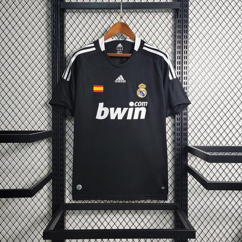 Camisa Retrô Real Madrid III Third Adidas 2008/09 Masculino Preto - JH ESPORTES - CAMISA DE TIMES