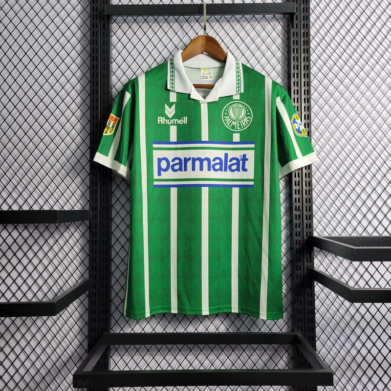 Camisa Palmeiras Home 93/94 Retrô - Verde e Branca - JH ESPORTES - CAMISA DE TIMES