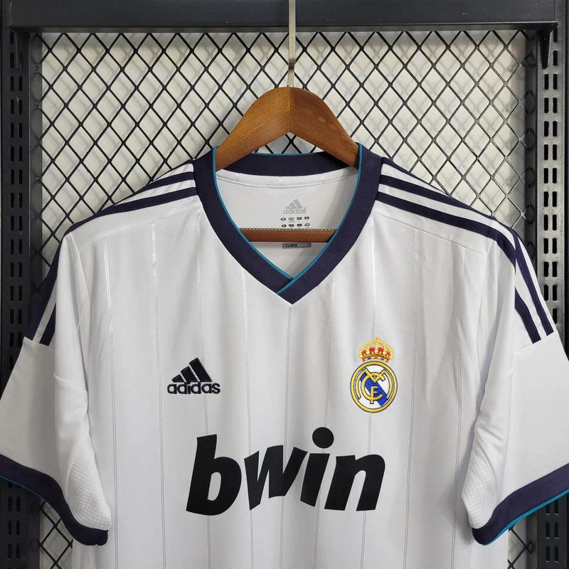 Camisa Retrô Real Madrid I Home Adidas 2012/13 Masculino Branco - JH ESPORTES - CAMISA DE TIMES