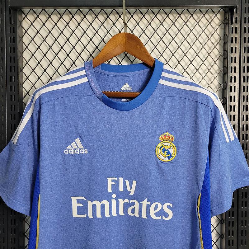 Camisa Retrô Real Madrid Adidas 2013/14 Masculino Azul - JH ESPORTES - CAMISA DE TIMES