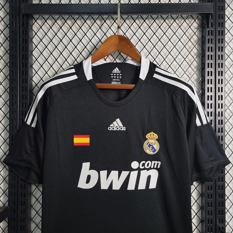 Camisa Retrô Real Madrid III Third Adidas 2008/09 Masculino Preto - JH ESPORTES - CAMISA DE TIMES