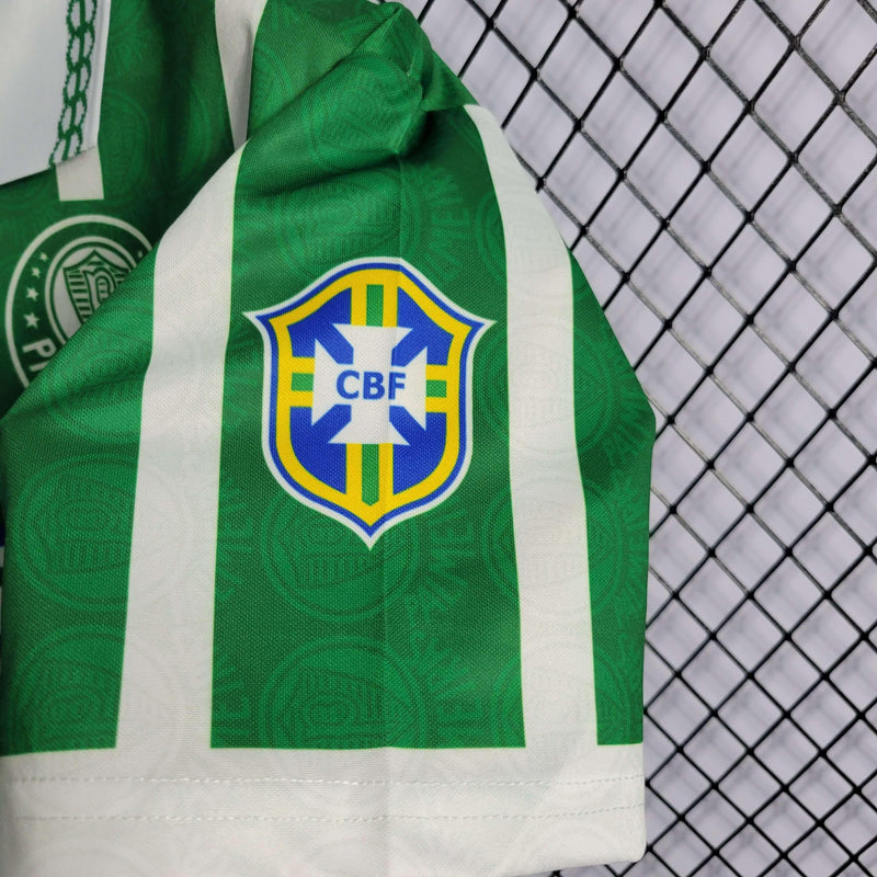 Camisa Palmeiras Home 93/94 Retrô - Verde e Branca - JH ESPORTES - CAMISA DE TIMES