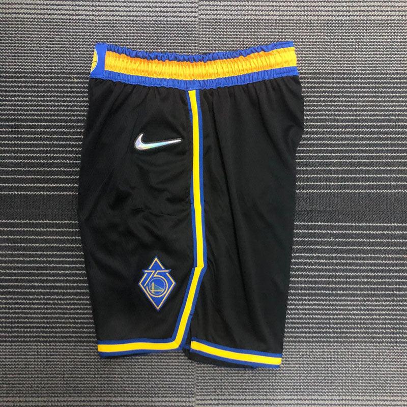 Short NBA Golden State Warriors City Edição 75 anos 21/22 Preta - JH ESPORTES - CAMISA DE TIMES