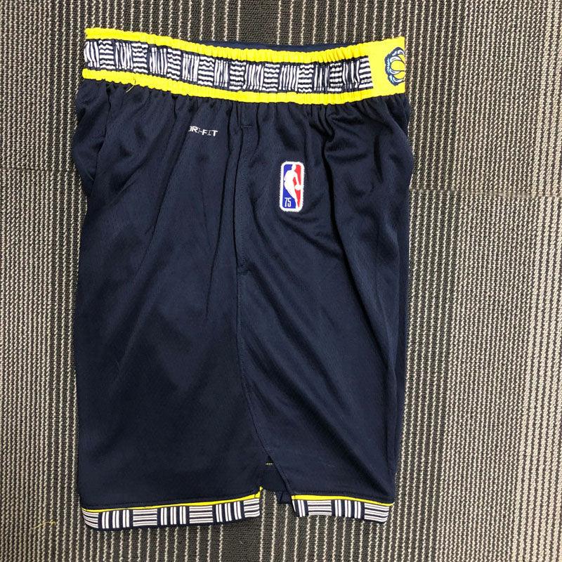 Short NBA Memphis Grizzlies Icon Edição 75 anos 21/22 Azul Escuro - JH ESPORTES - CAMISA DE TIMES