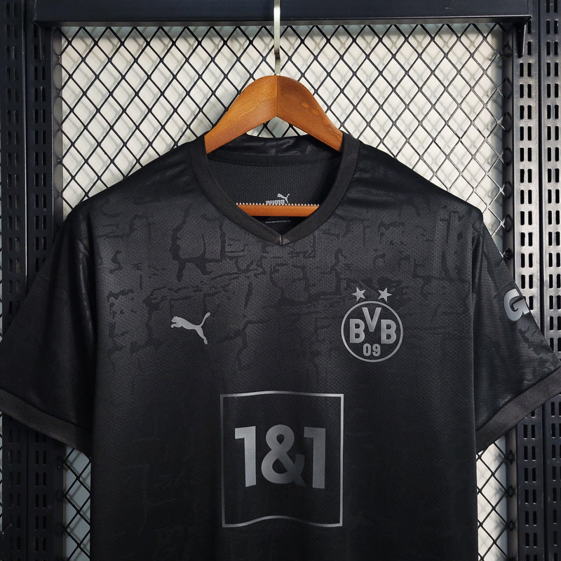 Camisa Borussia Dortmund Blackout 2023 - Preta