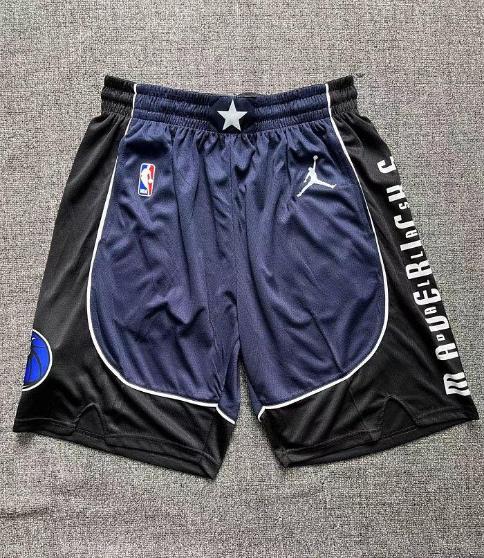 Short NBA Dallas Mavericks Statement Edition Azul e Preto - JH ESPORTES - CAMISA DE TIMES