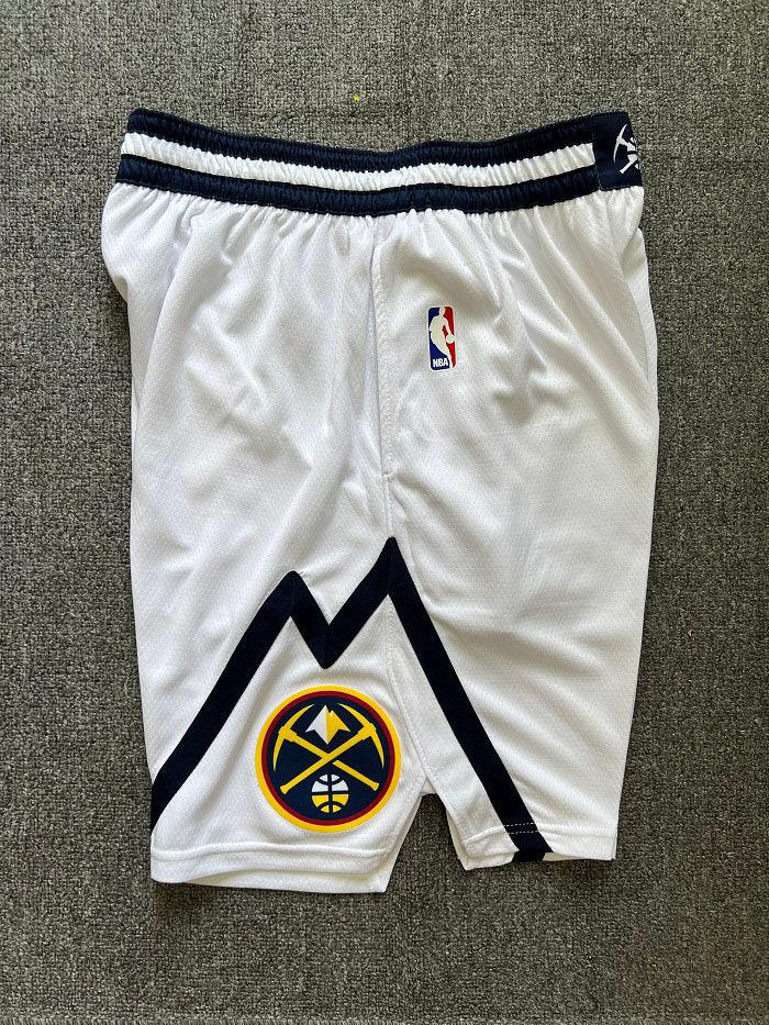 Short NBA Denver Nuggets Association Edition Branco - JH ESPORTES - CAMISA DE TIMES