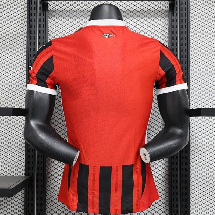 Camisa AC Milan I Home Puma Jogador 2024/25 Masculino Vermelho e Preto - JH ESPORTES - CAMISA DE TIMES