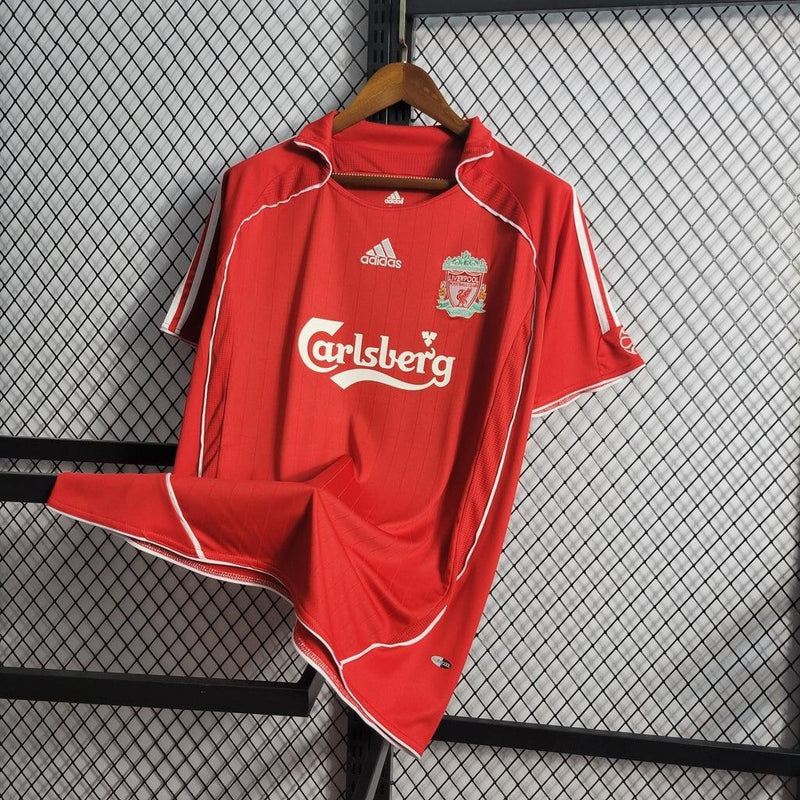 Camisa Retrô Liverpool Adidas 2006/07 Masculino Vermelho - JH ESPORTES - CAMISA DE TIMES