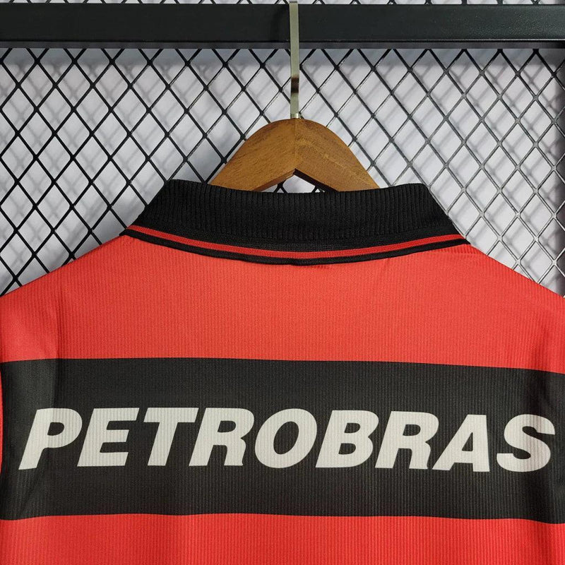 Camisa Retrô Flamengo I Home 1999/00 Masculina Vermelha e Preta - JH ESPORTES - CAMISA DE TIMES