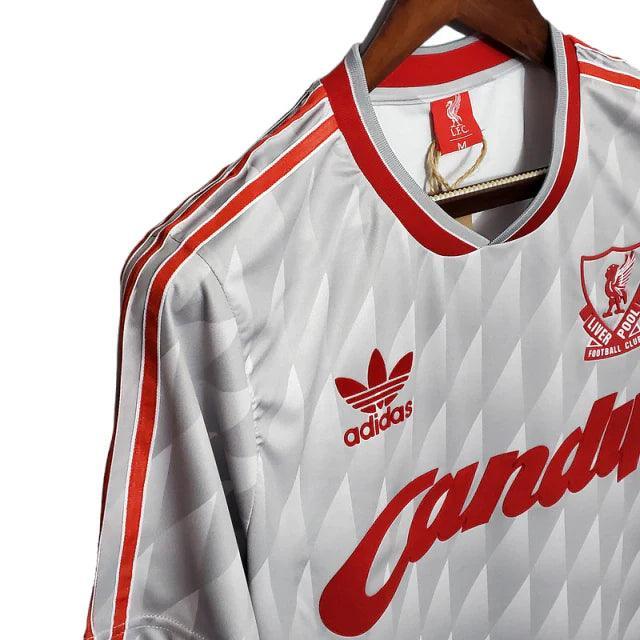 Camisa Liverpool Retrô 1989/1991 Cinza- Adidas - JH ESPORTES - CAMISA DE TIMES