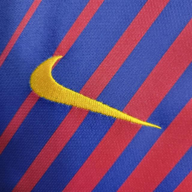 Camisa Retrô Barcelona I Home 2017/18 Nike Masculino Azul Grená - JH ESPORTES - CAMISA DE TIMES