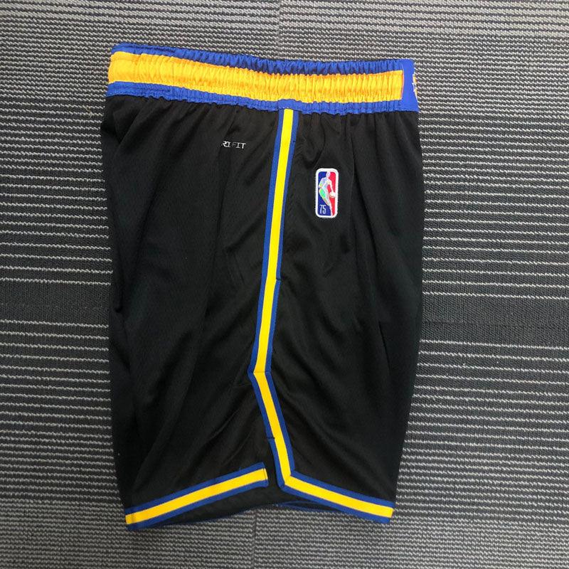 Short NBA Golden State Warriors City Edição 75 anos 21/22 Preta - JH ESPORTES - CAMISA DE TIMES