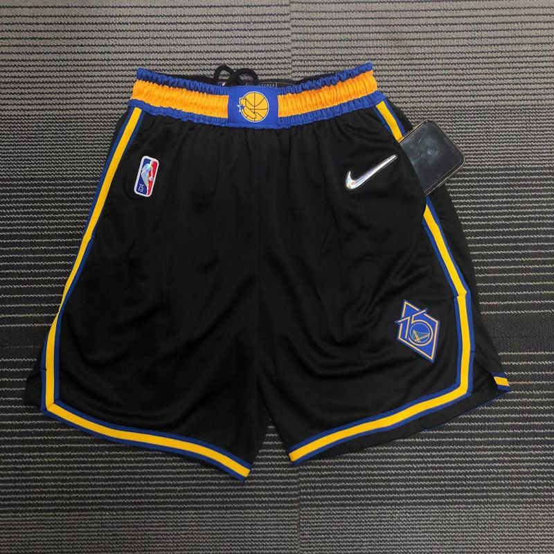 Short NBA Golden State Warriors City Edição 75 anos 21/22 Preta - JH ESPORTES - CAMISA DE TIMES