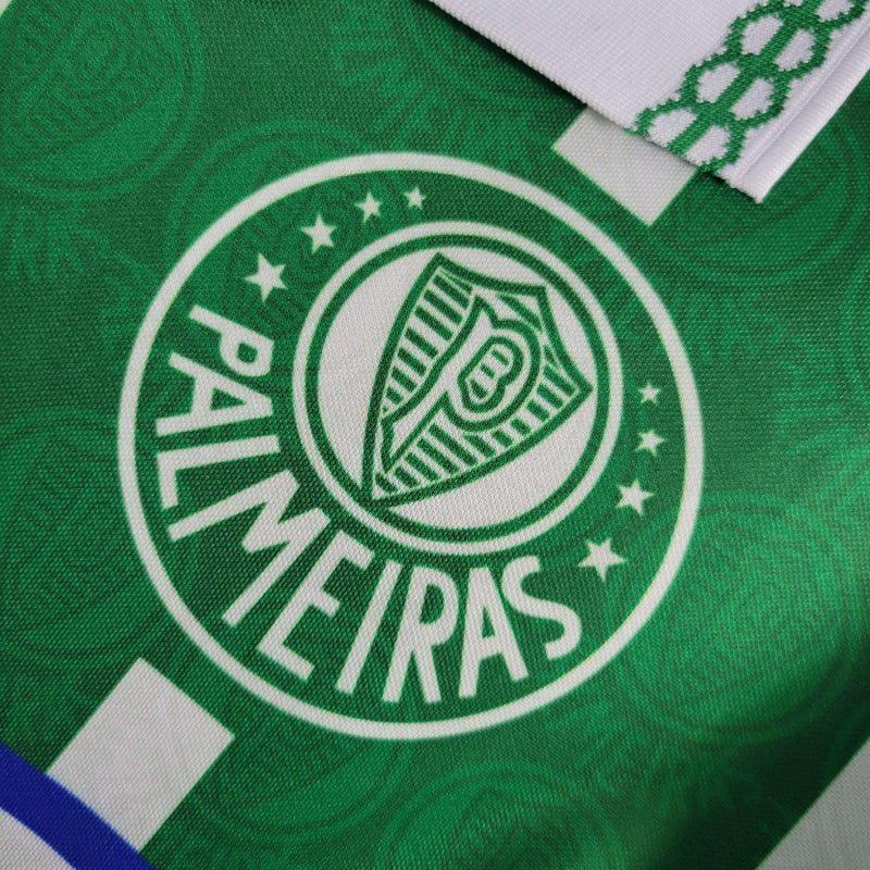 Camisa Palmeiras Home 93/94 Retrô - Verde e Branca - JH ESPORTES - CAMISA DE TIMES