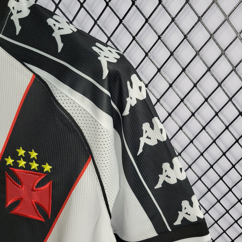 Camisa Vasco Away 2000 Retrô - Branca e Preta - JH ESPORTES - CAMISA DE TIMES