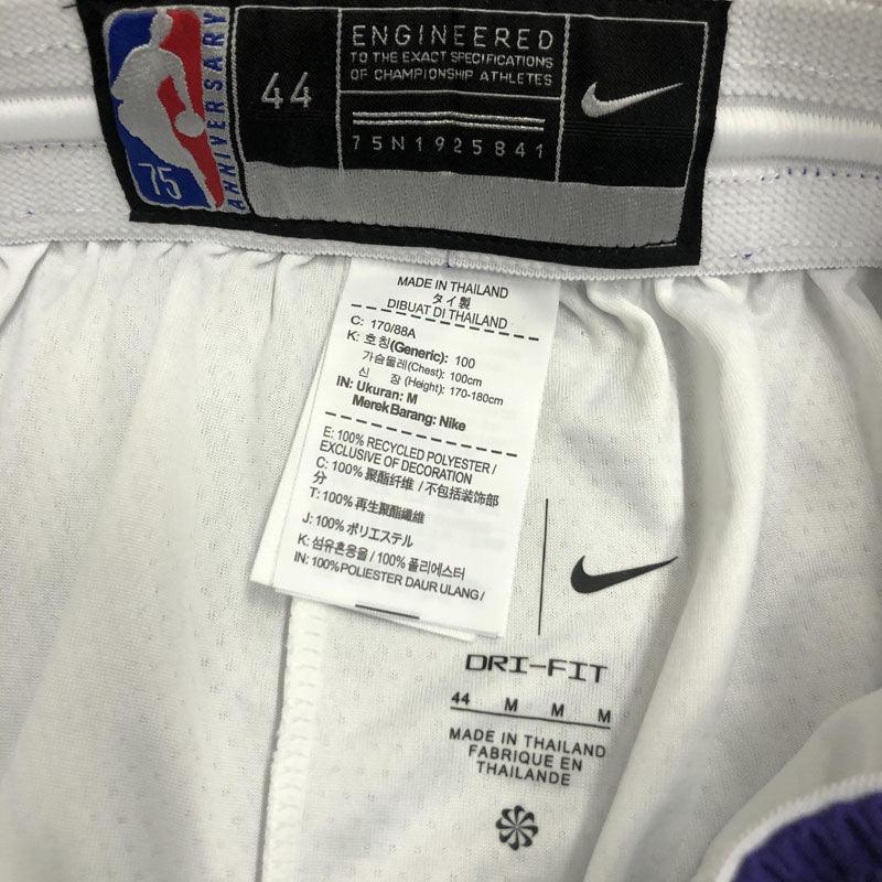 Short NBA Los Angeles Lakers Association Edição 75 anos 21/22 Branco - JH ESPORTES - CAMISA DE TIMES