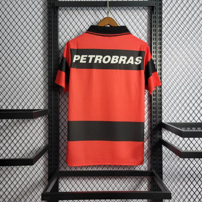 Camisa Retrô Flamengo I Home 1999/00 Masculina Vermelha e Preta - JH ESPORTES - CAMISA DE TIMES