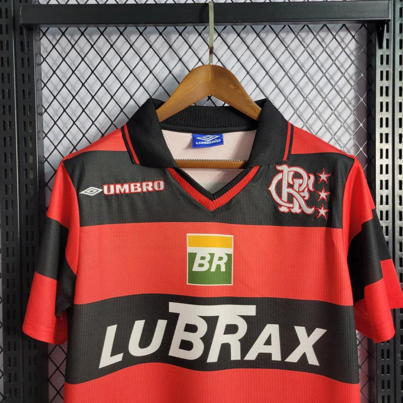 Camisa Retrô Flamengo I Home 1999/00 Masculina Vermelha e Preta - JH ESPORTES - CAMISA DE TIMES