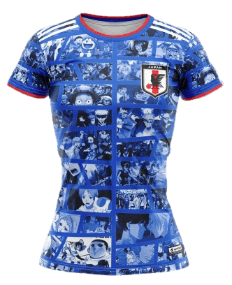 Camisa Japão Anime 2022 Feminina - Azul - JH ESPORTES - CAMISA DE TIMES