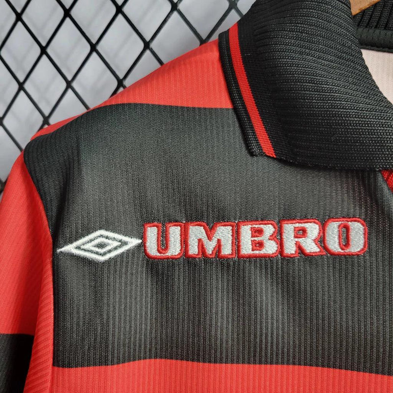 Camisa Retrô Flamengo I Home 1999/00 Masculina Vermelha e Preta - JH ESPORTES - CAMISA DE TIMES