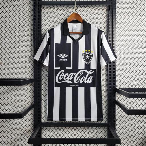 Camisa Botafogo Retrô 1997 - Preta e Branca - JH ESPORTES - CAMISA DE TIMES