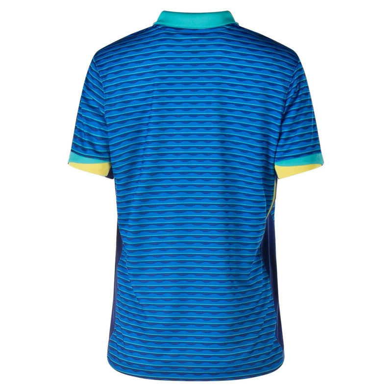 Camisa Brasil Feminina Away 2024 - Azul - JH ESPORTES - CAMISA DE TIMES