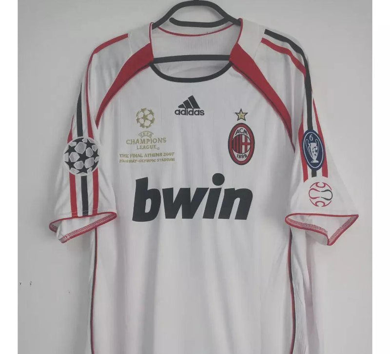 Camisa Retrô Milan II Away Adidas 2006/07 Masculino Branco - JH ESPORTES - CAMISA DE TIMES