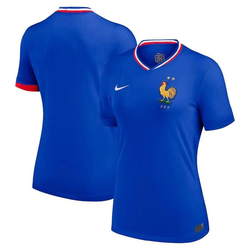 Camisa França Feminina Home 2024 - Azul - JH ESPORTES - CAMISA DE TIMES