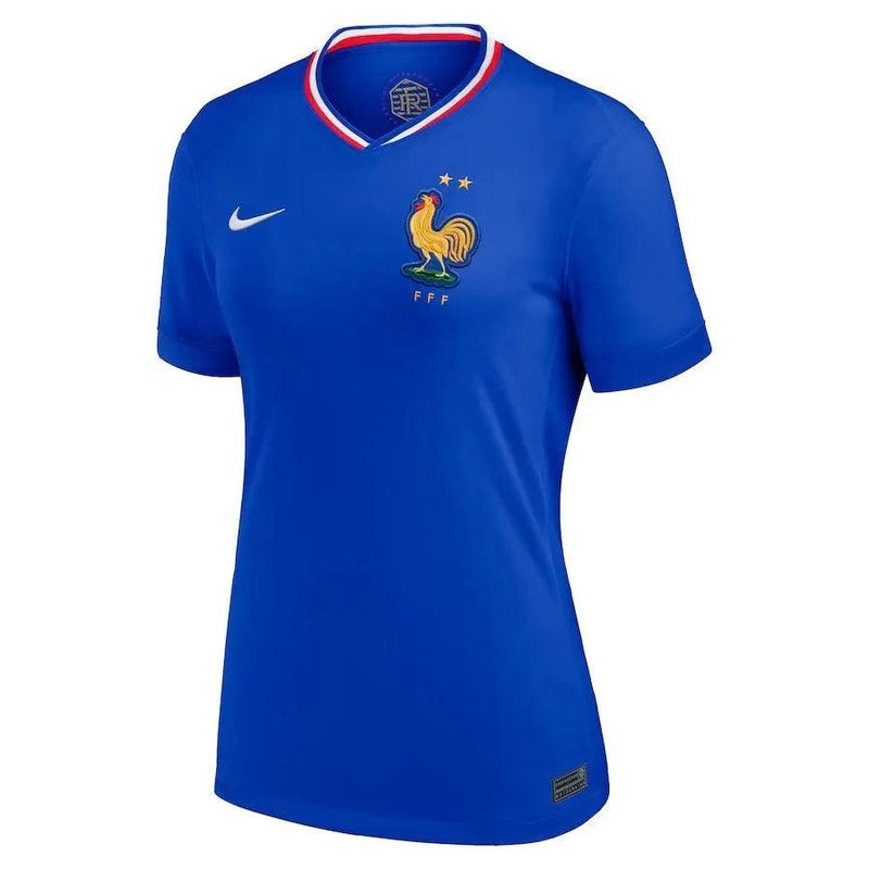 Camisa França Feminina Home 2024 - Azul - JH ESPORTES - CAMISA DE TIMES