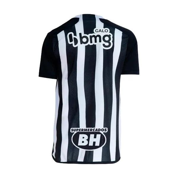 Camisa Atlético Mineiro Home 24/25 - Preta e Branca - C/ Patrocínio - JH ESPORTES - CAMISA DE TIMES