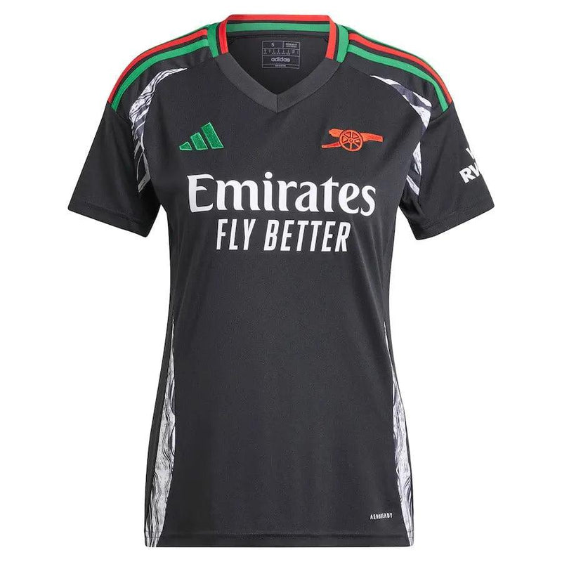 Camisa Arsenal Feminina Away 24/25 - Preta - JH ESPORTES - CAMISA DE TIMES