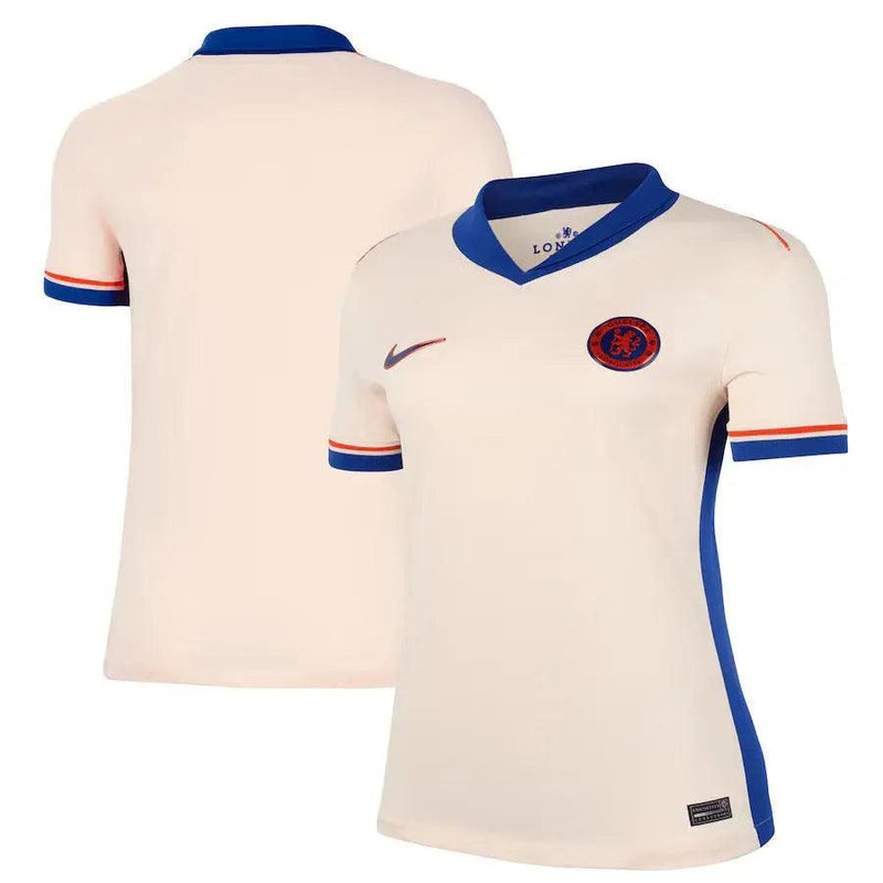 Camisa Chelsea Feminina Away 24/25 - Creme - JH ESPORTES - CAMISA DE TIMES