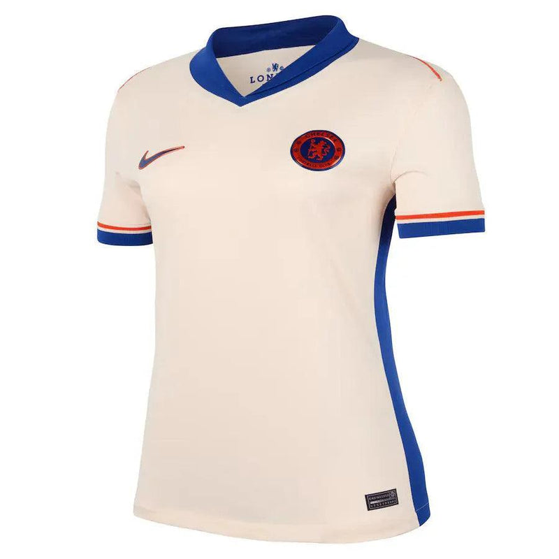 Camisa Chelsea Feminina Away 24/25 - Creme - JH ESPORTES - CAMISA DE TIMES