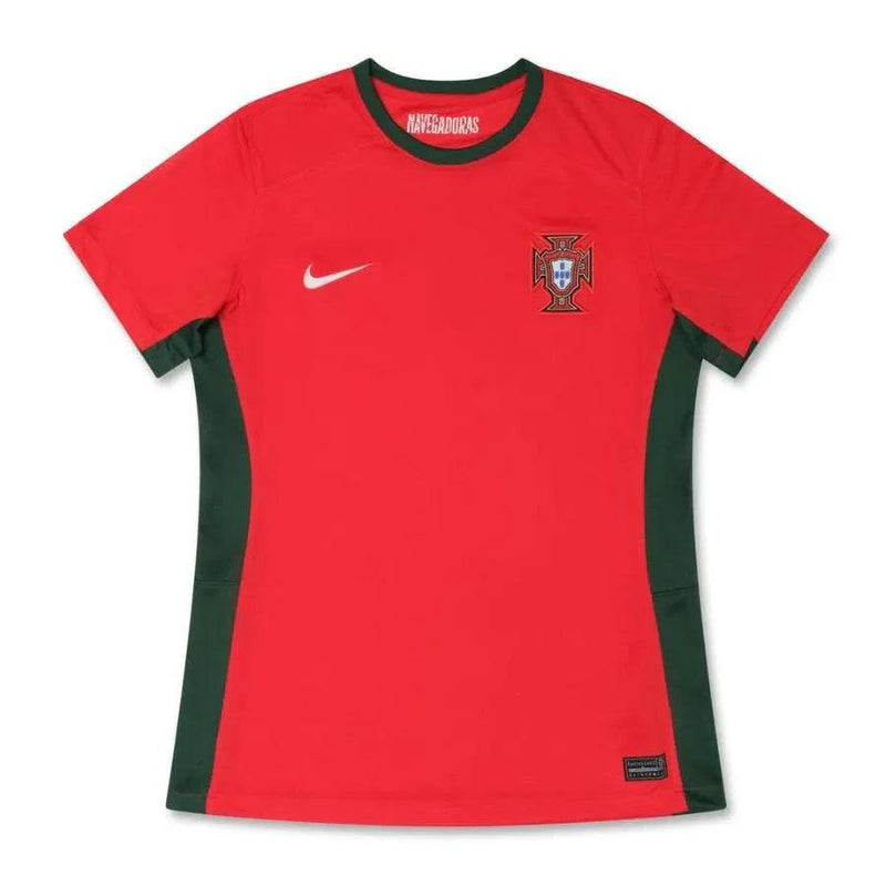 Camisa Portugal Feminina Home 2024 - Vermelha - JH ESPORTES - CAMISA DE TIMES