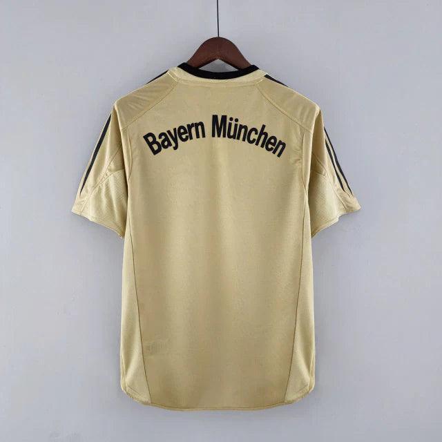 Camisa Retrô Bayern de Munique III Adidas 2004/05 Masculino Dourada - JH ESPORTES - CAMISA DE TIMES