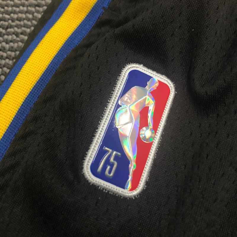 Short NBA Golden State Warriors City Edição 75 anos 21/22 Preta - JH ESPORTES - CAMISA DE TIMES