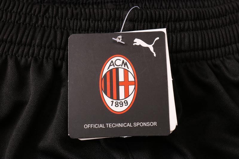 Conjunto de Treino Puma - AC Milan Zíper Longo - Preto - JH ESPORTES - CAMISA DE TIMES