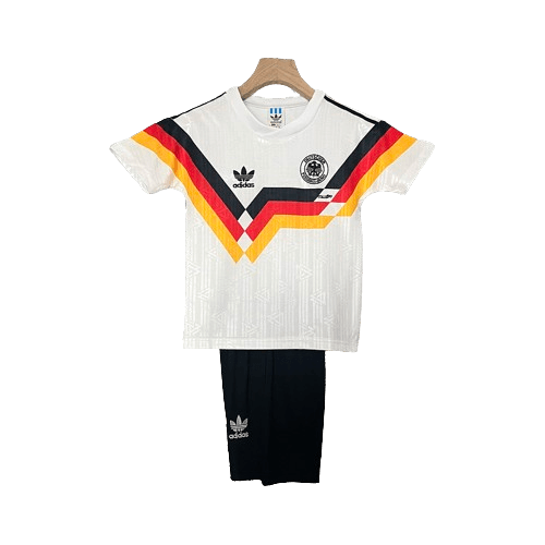 Conjunto Retrô Infantil Seleção Alemanha l 1990 - Modelo Torcedor