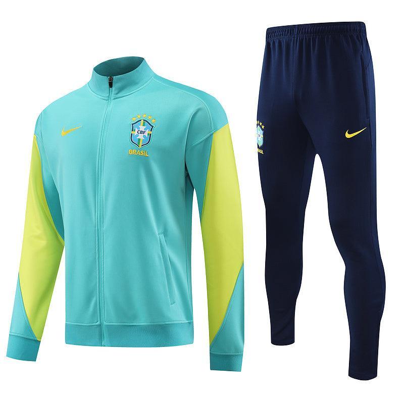 Conjunto de Frio Seleção Brasil 2024/25 Verde - Viagem - JH ESPORTES - CAMISA DE TIMES